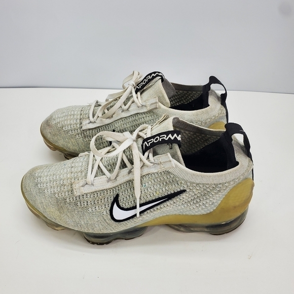 Nike Shoes Youth 7 Women 8.5 Air VaporMax 2021 Flyknit Monochrome - Picture 12 of 12